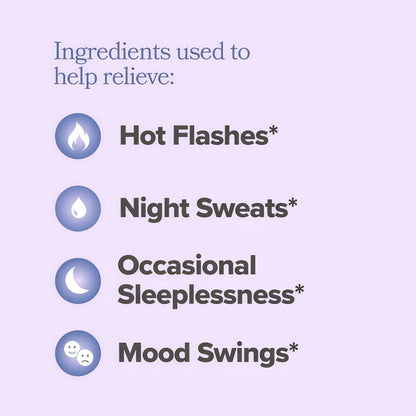O Positiv MENO Vitamins for Menopause - Hormone-Free Menopause Supplement for Women - Black Cohosh & Ashwag and ha KSM-66 - Helps Relieve Hot Flashes, Night Sweats, Mood Swings - 30 Servings (Pack of 1)