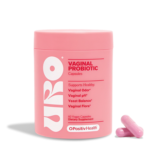 O Positiv URO Vaginal Probiotics for Women pH Balance with Prebiotics & Lactobacillus – Vaginal Health Supplement – Support Healthy Vaginal Odor & Flora, 60 Count (Pack of 1), 1 Month Supply