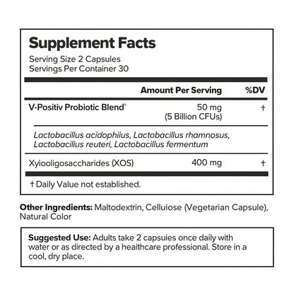 O Positiv URO Vaginal Probiotics for Women pH Balance with Prebiotics & Lactobacillus – Vaginal Health Supplement – Support Healthy Vaginal Odor & Flora, 60 Count (Pack of 1), 1 Month Supply